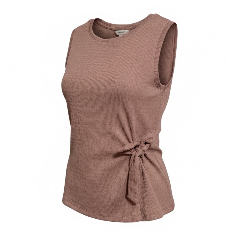 Nine West- NWOT Size XXL- Mauve Sleeveless Top with Bow Tie Side